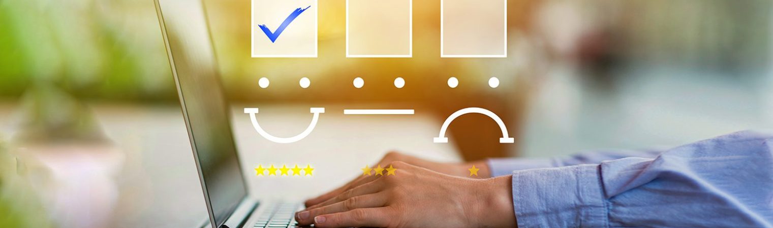 Customer review banner